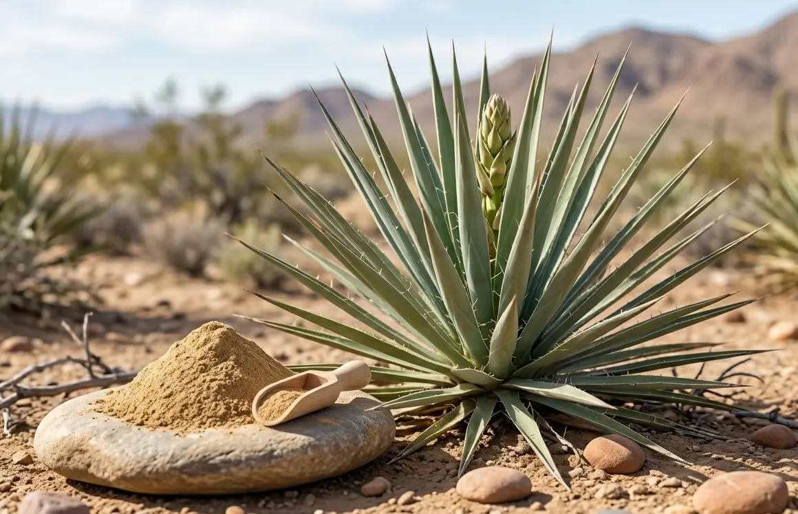 Natural Yucca Schidigera Plant and Extract екстракт юкки шідігера порошок 100% органічний