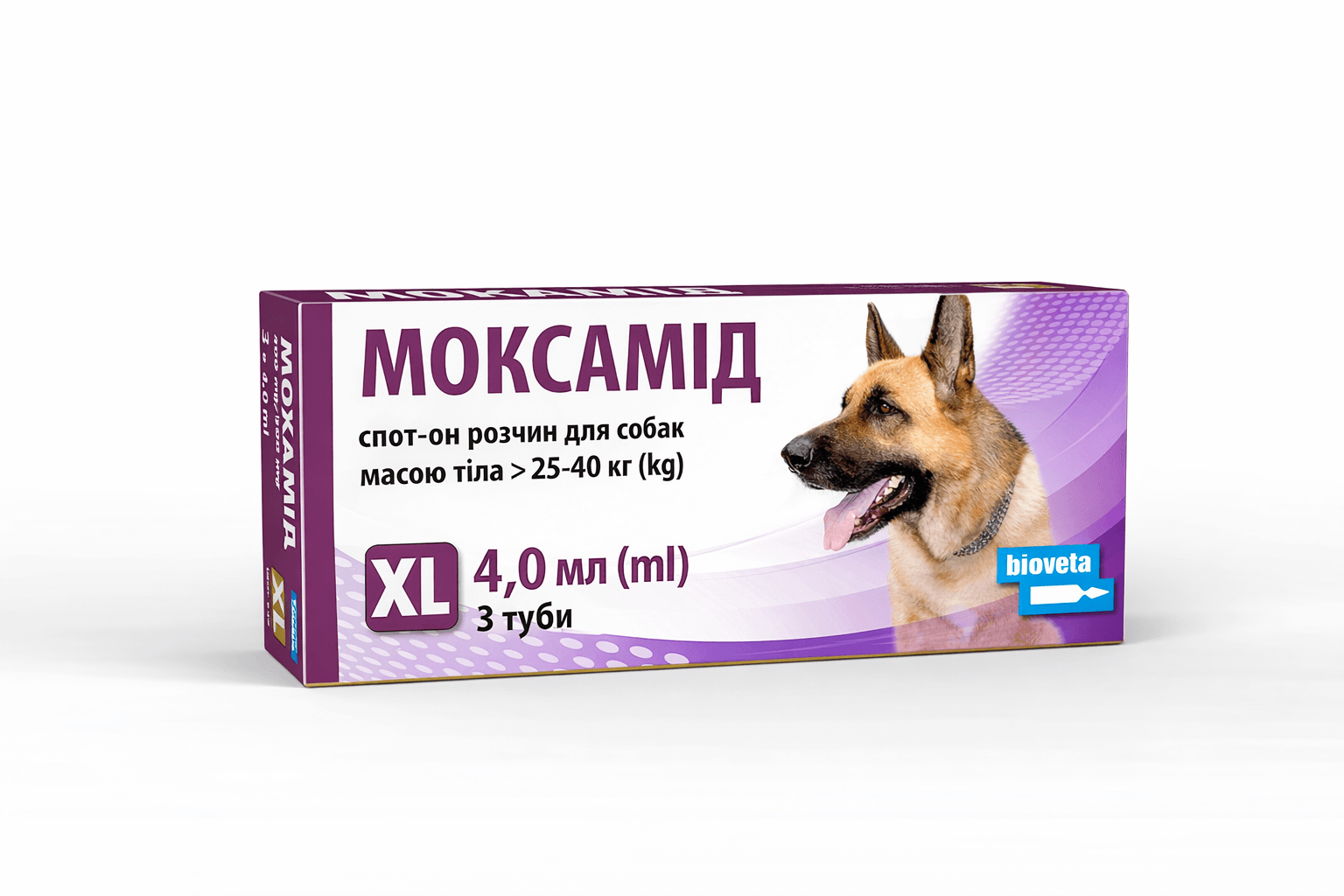 moksamid-spot-on-dlya-sobak Препарат МОКСАМІД спот-он для собак від бліх, кліщів та гельмінтів